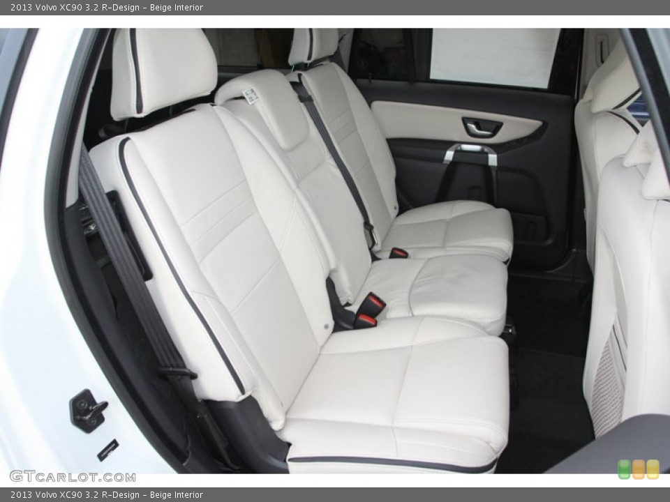 Beige Interior Rear Seat for the 2013 Volvo XC90 3.2 R-Design #75848906