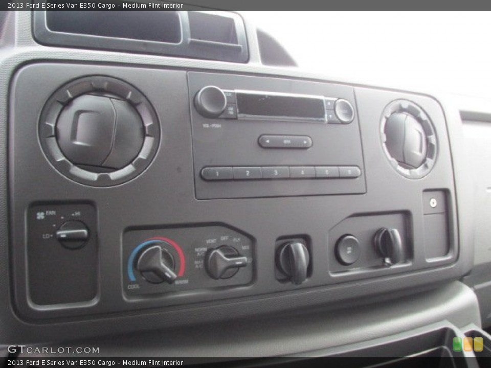 Medium Flint Interior Controls for the 2013 Ford E Series Van E350 Cargo #75848954