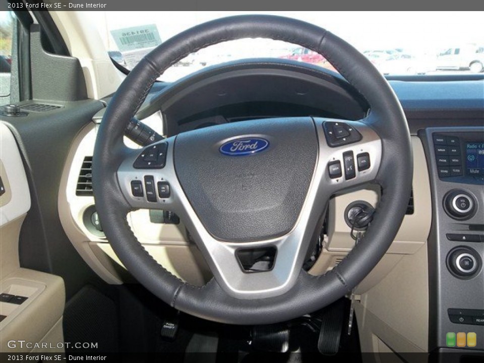 Dune Interior Steering Wheel for the 2013 Ford Flex SE #75849145