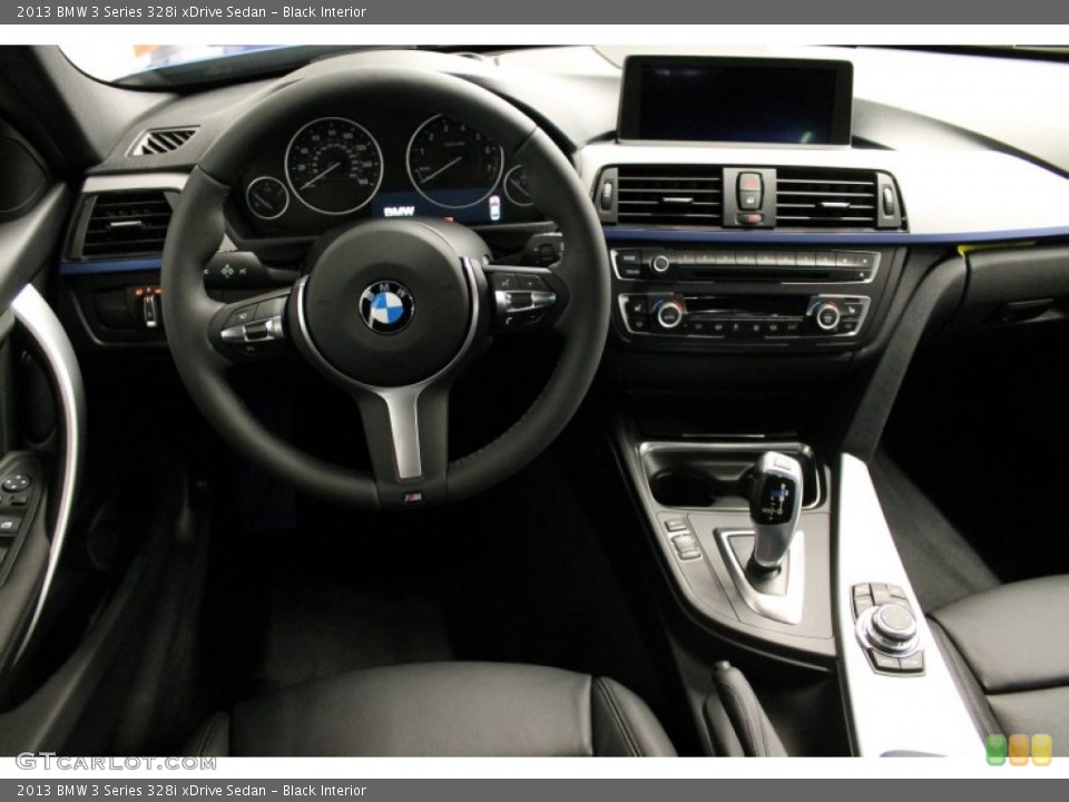Black Interior Dashboard for the 2013 BMW 3 Series 328i xDrive Sedan #75849224