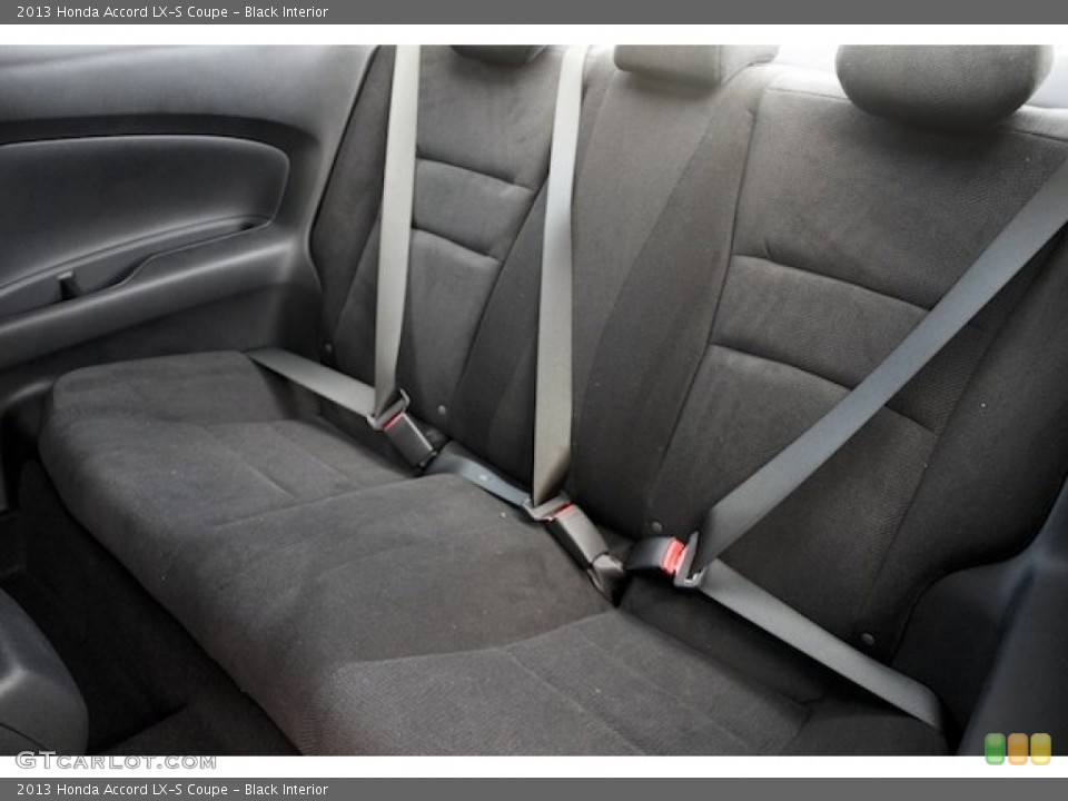 Black Interior Rear Seat for the 2013 Honda Accord LX-S Coupe #75850922