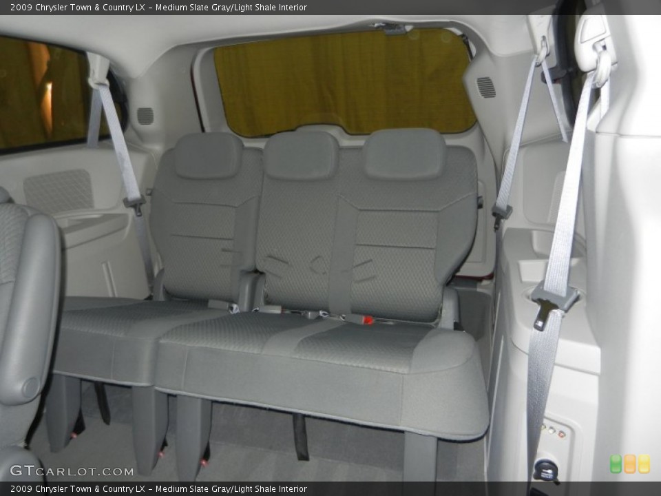 Medium Slate Gray/Light Shale Interior Rear Seat for the 2009 Chrysler Town & Country LX #75854098