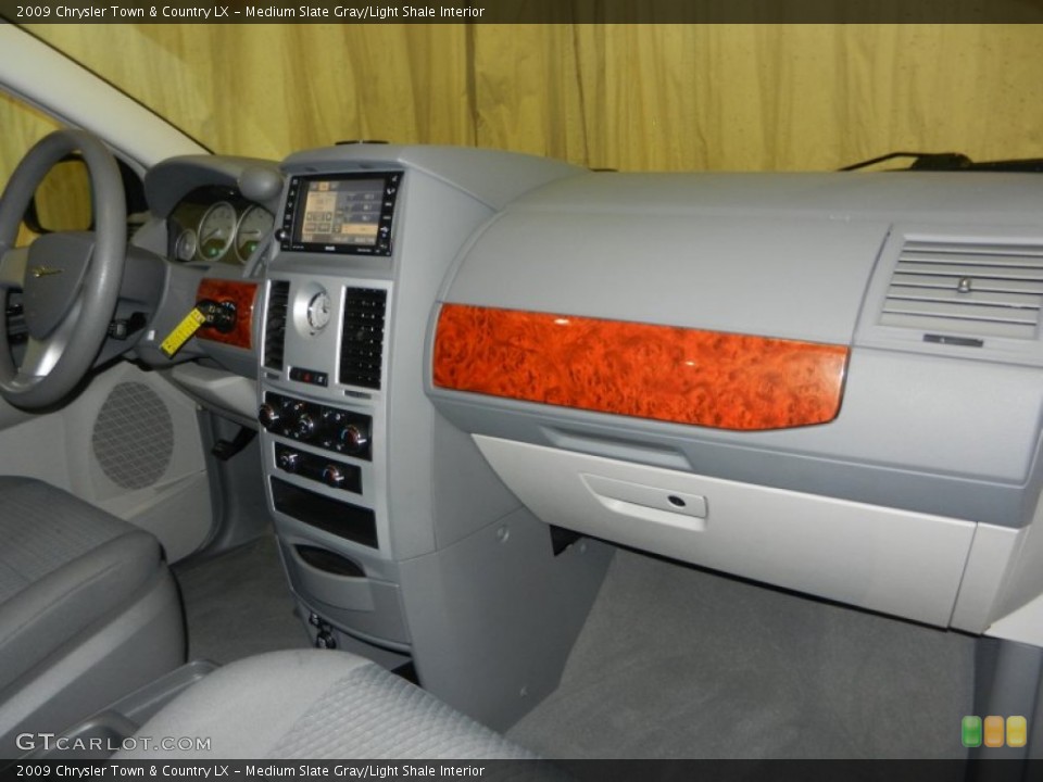 Medium Slate Gray/Light Shale Interior Dashboard for the 2009 Chrysler Town & Country LX #75854173