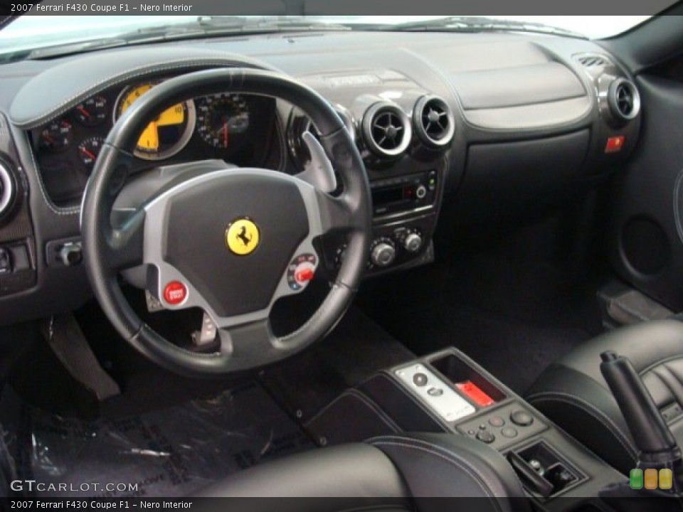 Nero Interior Dashboard for the 2007 Ferrari F430 Coupe F1 #75854890