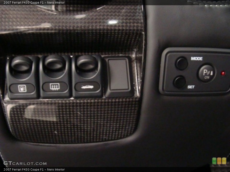 Nero Interior Controls for the 2007 Ferrari F430 Coupe F1 #75854909
