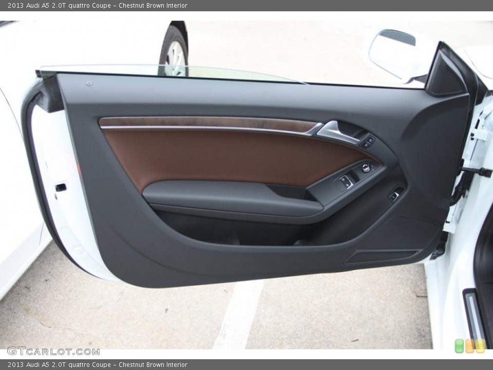 Chestnut Brown Interior Door Panel for the 2013 Audi A5 2.0T quattro Coupe #75855306