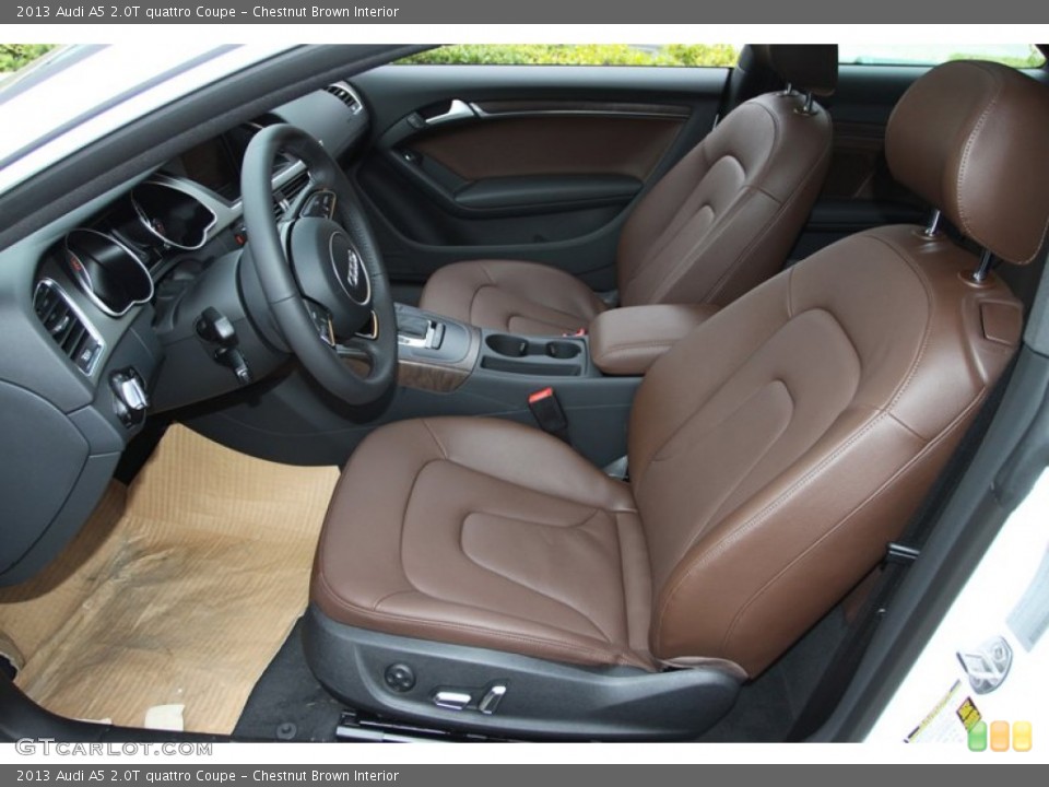 Chestnut Brown Interior Front Seat for the 2013 Audi A5 2.0T quattro Coupe #75855353