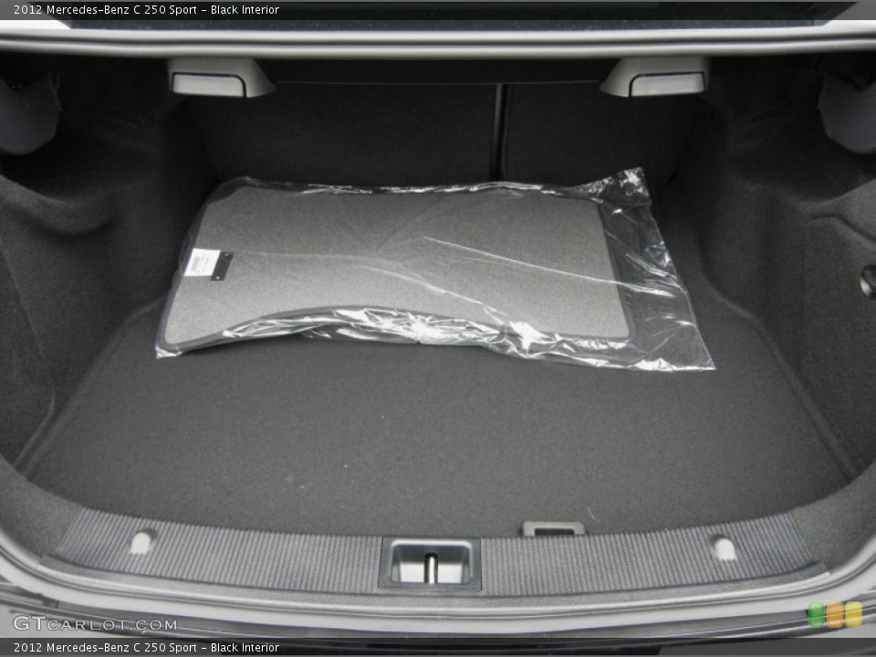 Black Interior Trunk for the 2012 Mercedes-Benz C 250 Sport #75859609