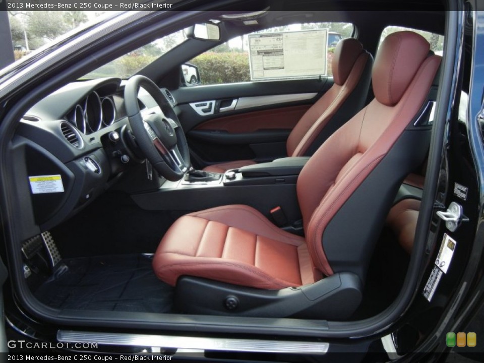 Red/Black Interior Photo for the 2013 Mercedes-Benz C 250 Coupe #75860042