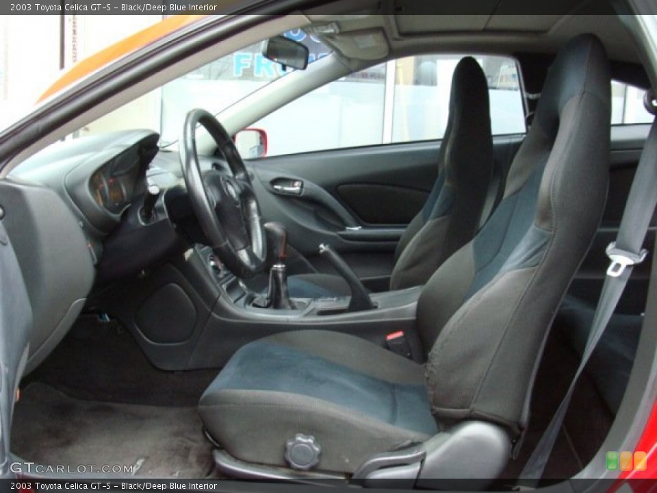 Black/Deep Blue Interior Photo for the 2003 Toyota Celica GT-S #75860176