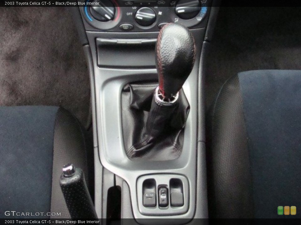 Black/Deep Blue Interior Transmission for the 2003 Toyota Celica GT-S #75860284