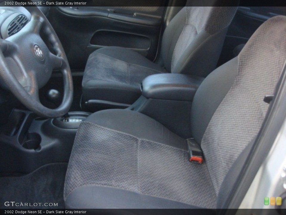 Dark Slate Gray Interior Front Seat for the 2002 Dodge Neon SE #75860372