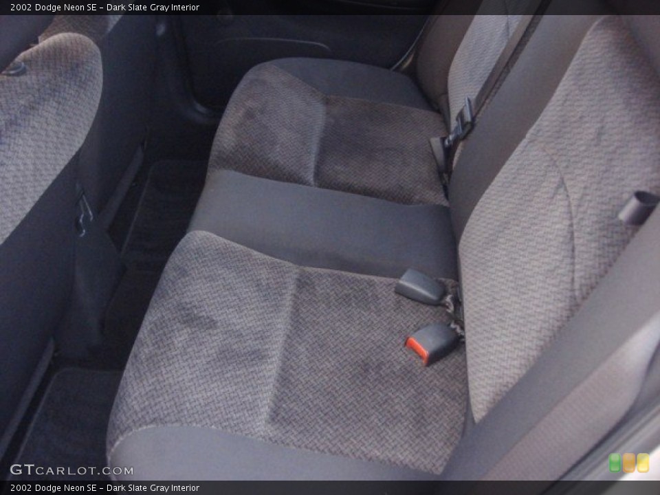 Dark Slate Gray Interior Rear Seat for the 2002 Dodge Neon SE #75860392
