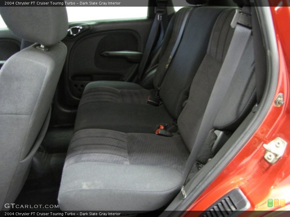 Dark Slate Gray Interior Rear Seat for the 2004 Chrysler PT Cruiser Touring Turbo #75861211