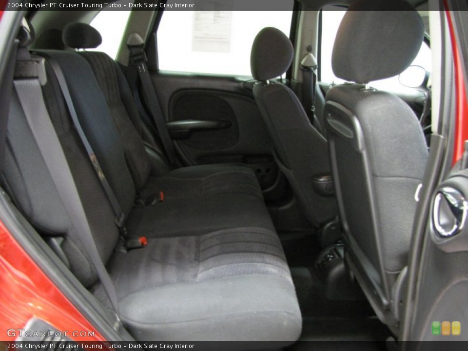 Dark Slate Gray Interior Rear Seat for the 2004 Chrysler PT Cruiser Touring Turbo #75861229