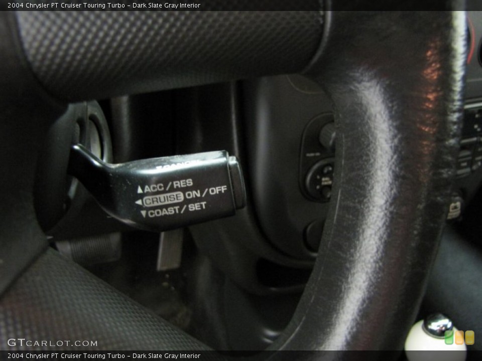 Dark Slate Gray Interior Controls for the 2004 Chrysler PT Cruiser Touring Turbo #75861409
