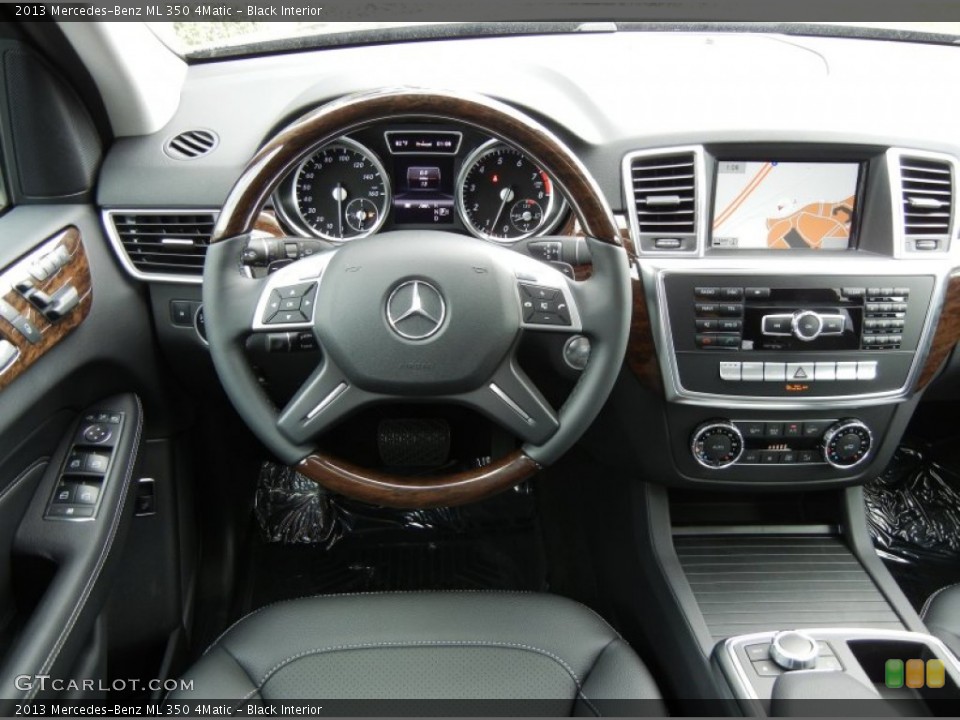 Black Interior Dashboard for the 2013 Mercedes-Benz ML 350 4Matic #75862240