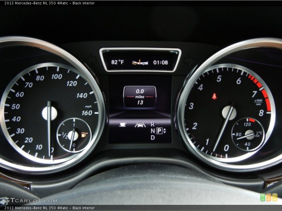 Black Interior Gauges for the 2013 Mercedes-Benz ML 350 4Matic #75862255