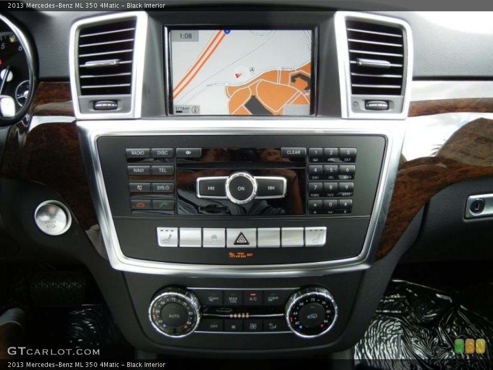 Black Interior Controls for the 2013 Mercedes-Benz ML 350 4Matic #75862271