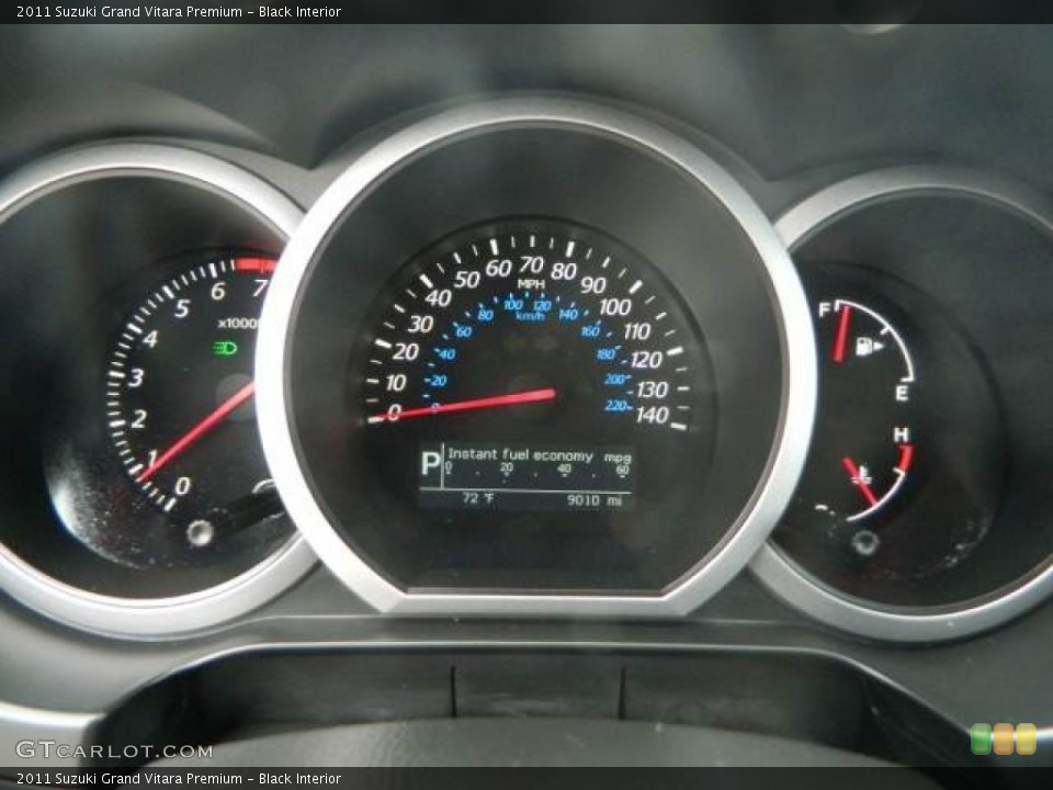 Black Interior Gauges for the 2011 Suzuki Grand Vitara Premium #75862309