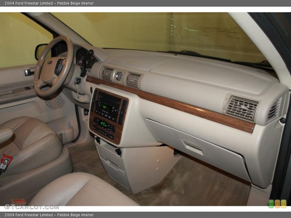 Pebble Beige Interior Dashboard for the 2004 Ford Freestar Limited #75863704