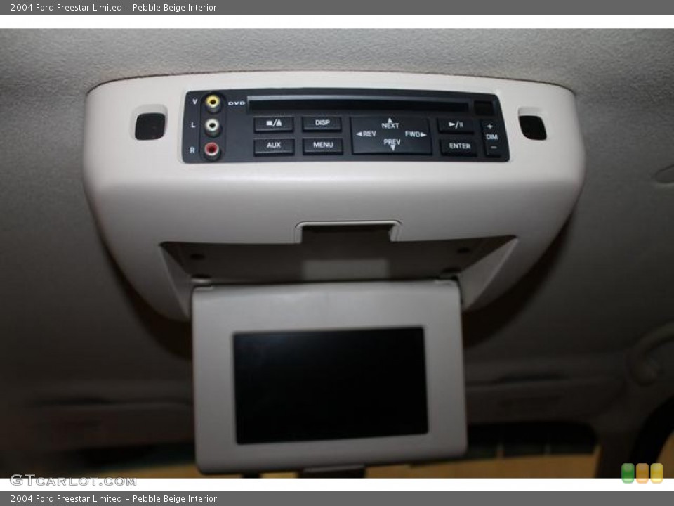 Pebble Beige Interior Entertainment System for the 2004 Ford Freestar Limited #75863908