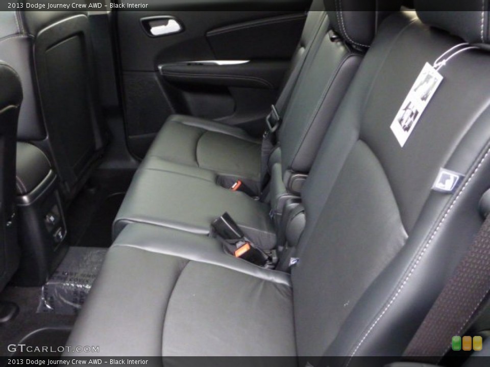 Black Interior Rear Seat for the 2013 Dodge Journey Crew AWD #75864907