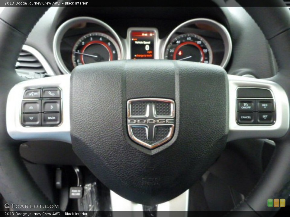 Black Interior Controls for the 2013 Dodge Journey Crew AWD #75864952