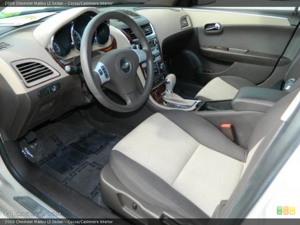 Cocoa/Cashmere Interior Prime Interior for the 2009 Chevrolet Malibu LS Sedan #75867997