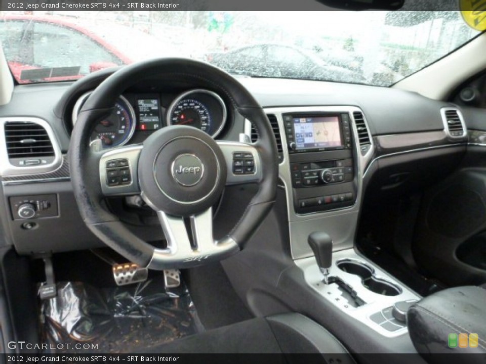 SRT Black Interior Dashboard for the 2012 Jeep Grand Cherokee SRT8 4x4 #75868371