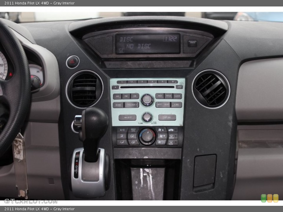 Gray Interior Controls for the 2011 Honda Pilot LX 4WD #75868469