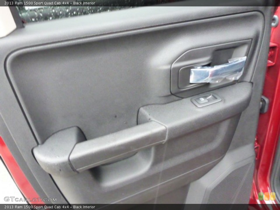 Black Interior Door Panel for the 2013 Ram 1500 Sport Quad Cab 4x4 #75869581