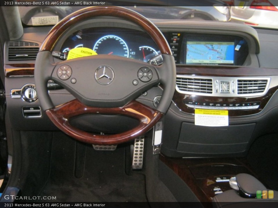 AMG Black Interior Dashboard for the 2013 Mercedes-Benz S 63 AMG Sedan #75870193