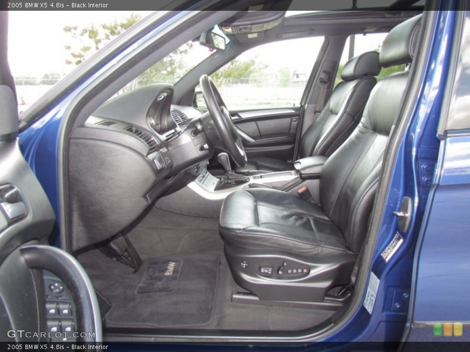 Black Interior Front Seat for the 2005 BMW X5 4.8is #75870631