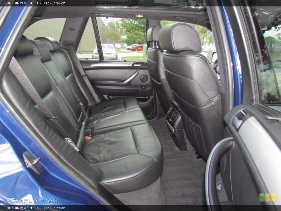 Black Interior Rear Seat for the 2005 BMW X5 4.8is #75870637