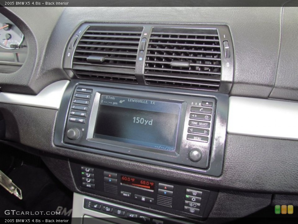Black Interior Controls for the 2005 BMW X5 4.8is #75870655