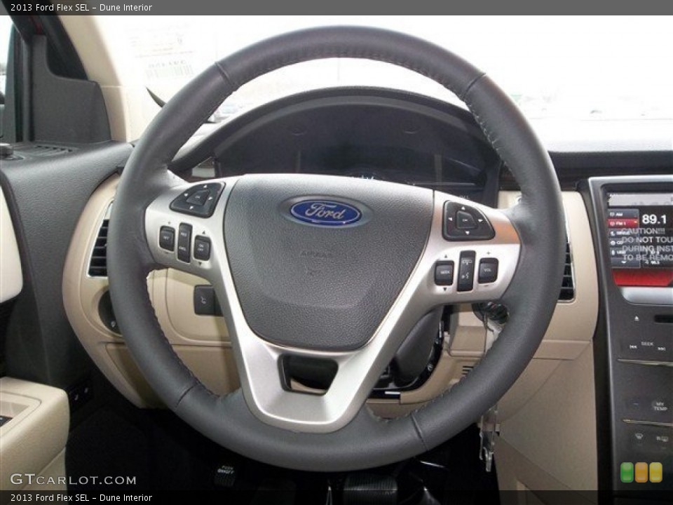 Dune Interior Steering Wheel for the 2013 Ford Flex SEL #75871867