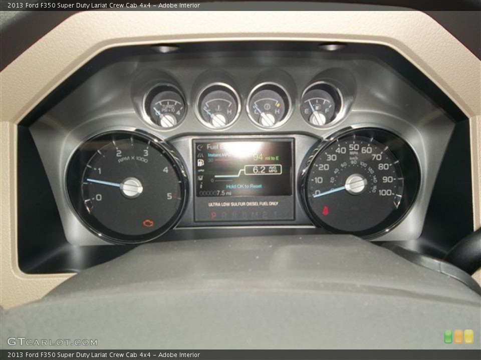 Adobe Interior Gauges for the 2013 Ford F350 Super Duty Lariat Crew Cab 4x4 #75872452