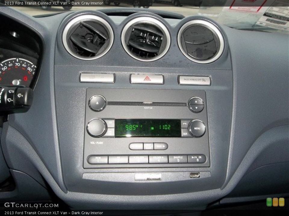 Dark Gray Interior Controls for the 2013 Ford Transit Connect XLT Van #75874021