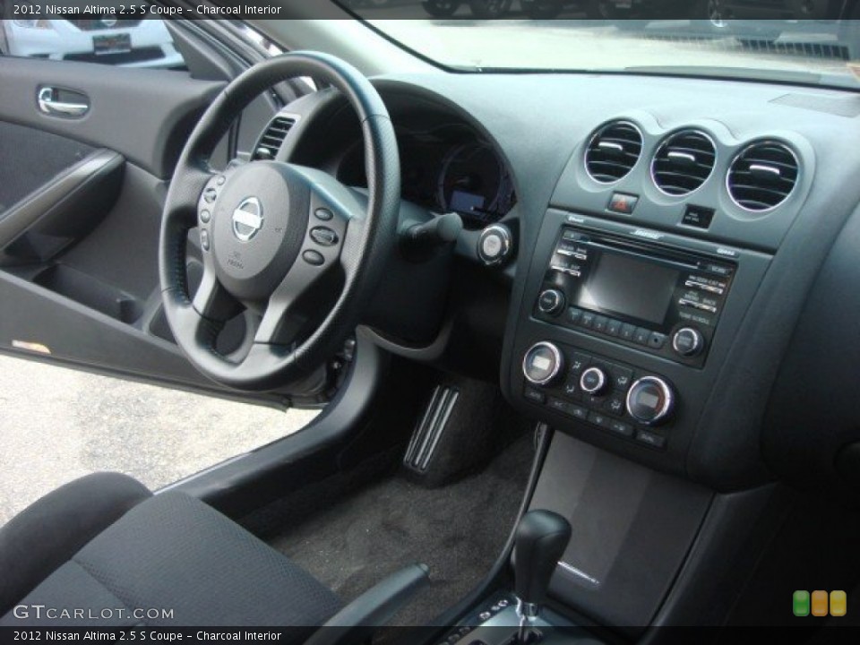 Charcoal Interior Dashboard for the 2012 Nissan Altima 2.5 S Coupe #75874704