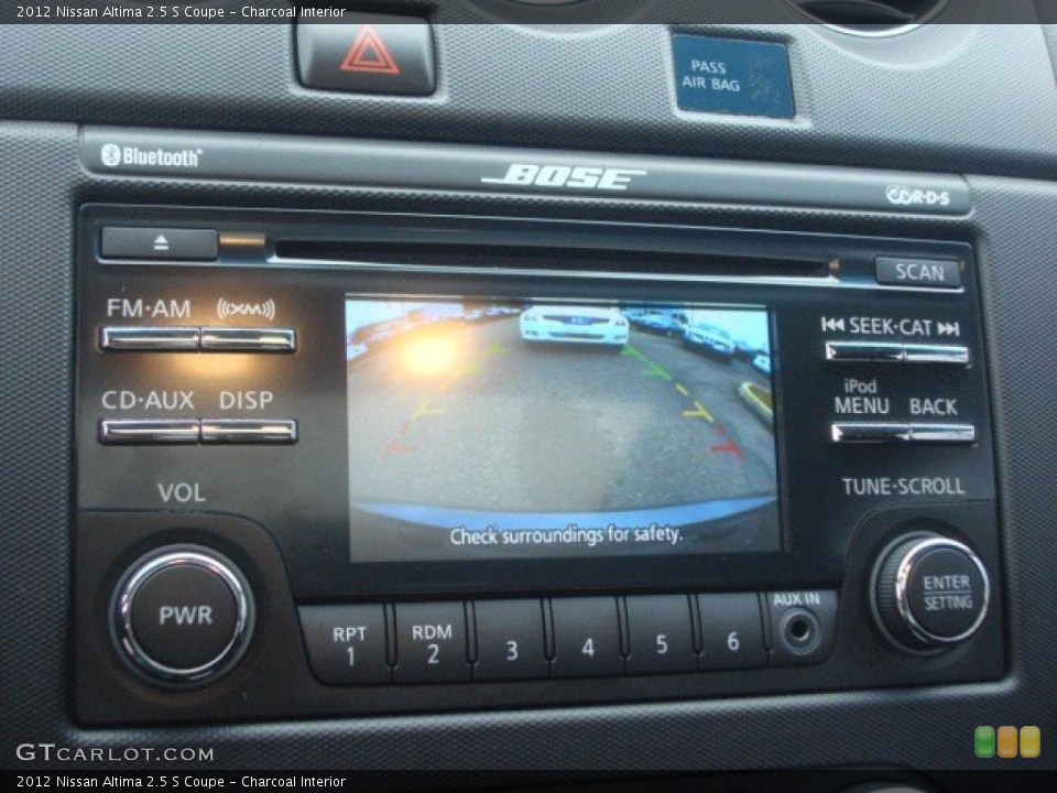 Charcoal Interior Audio System for the 2012 Nissan Altima 2.5 S Coupe #75874751