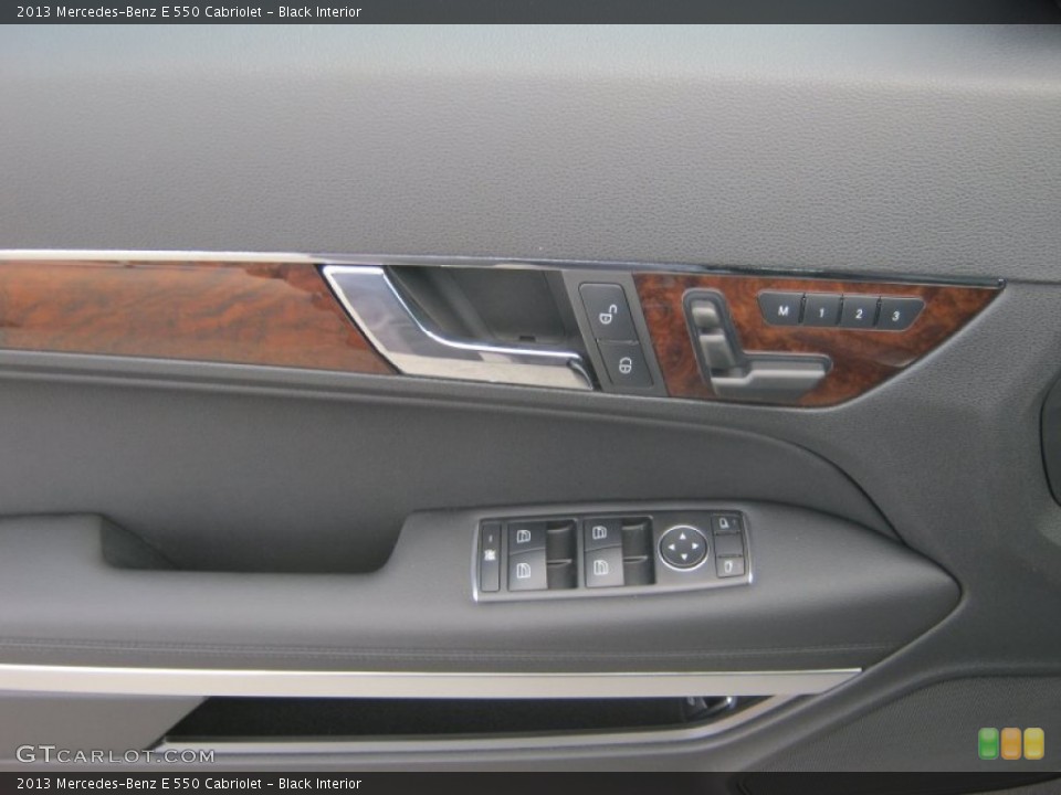 Black Interior Controls for the 2013 Mercedes-Benz E 550 Cabriolet #75877301