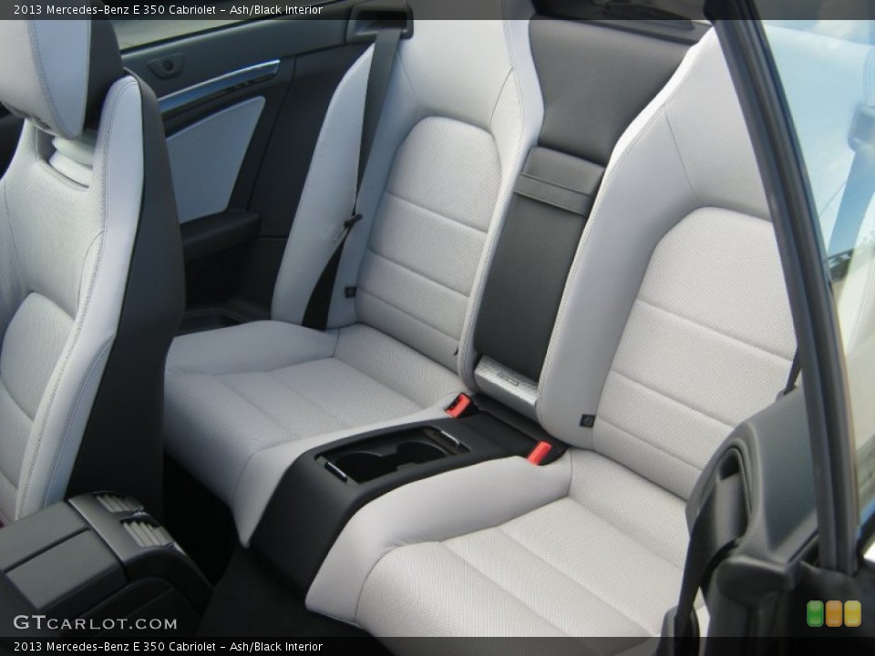 Ash/Black Interior Rear Seat for the 2013 Mercedes-Benz E 350 Cabriolet #75877505
