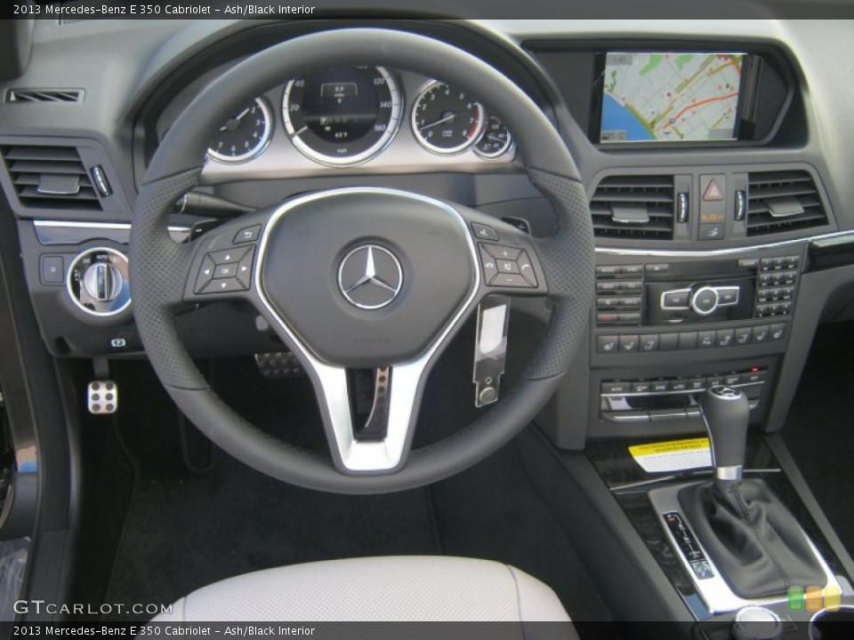 Ash/Black Interior Controls for the 2013 Mercedes-Benz E 350 Cabriolet #75877508