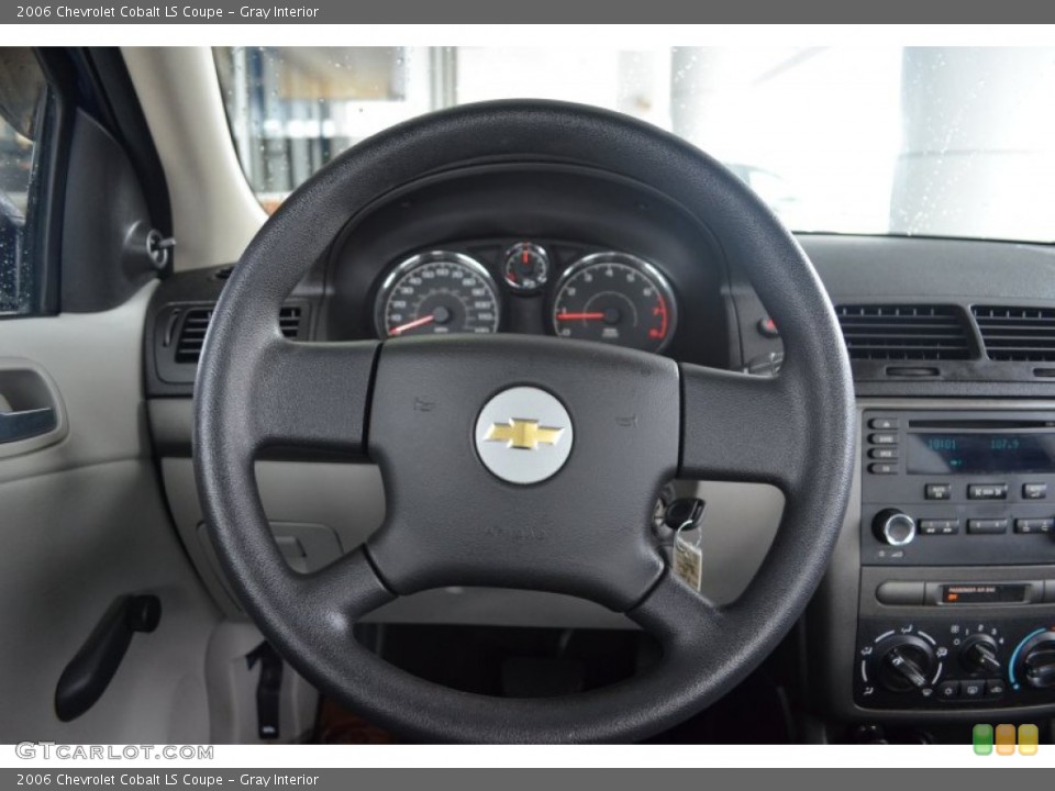 Gray Interior Steering Wheel for the 2006 Chevrolet Cobalt LS Coupe #75881591