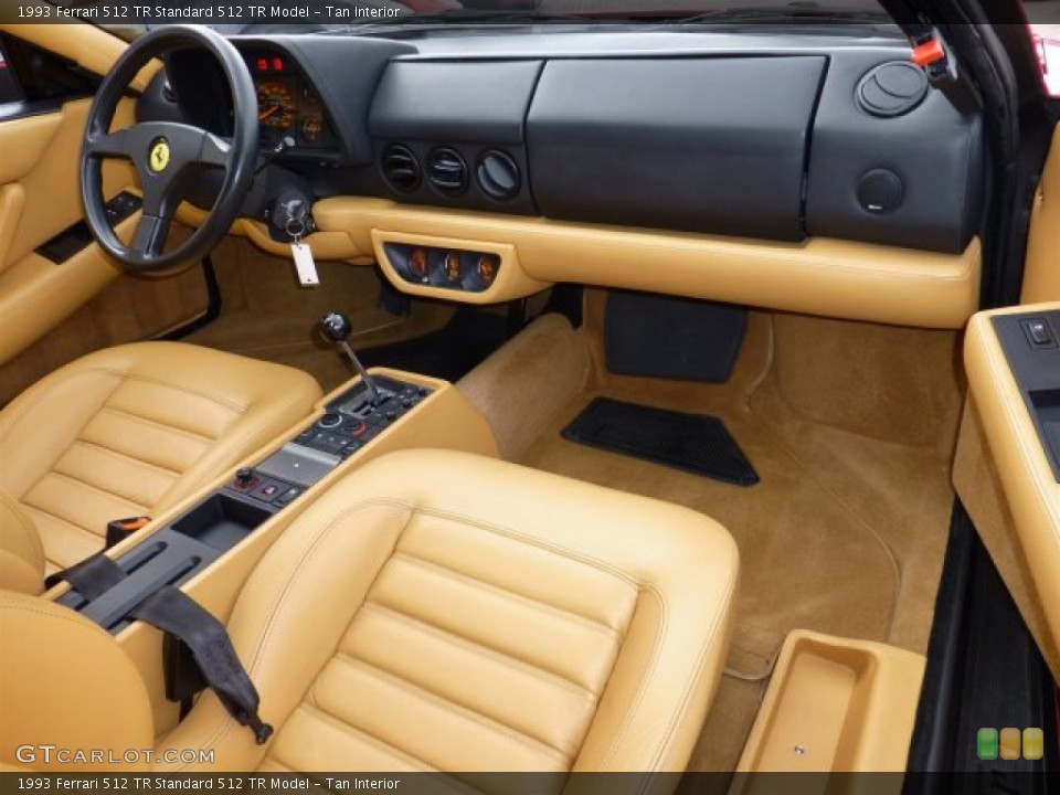 Tan Interior Dashboard for the 1993 Ferrari 512 TR  #75884320