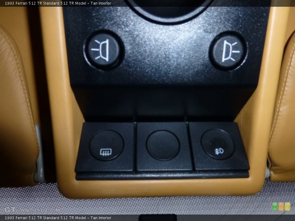 Tan Interior Controls for the 1993 Ferrari 512 TR  #75884573