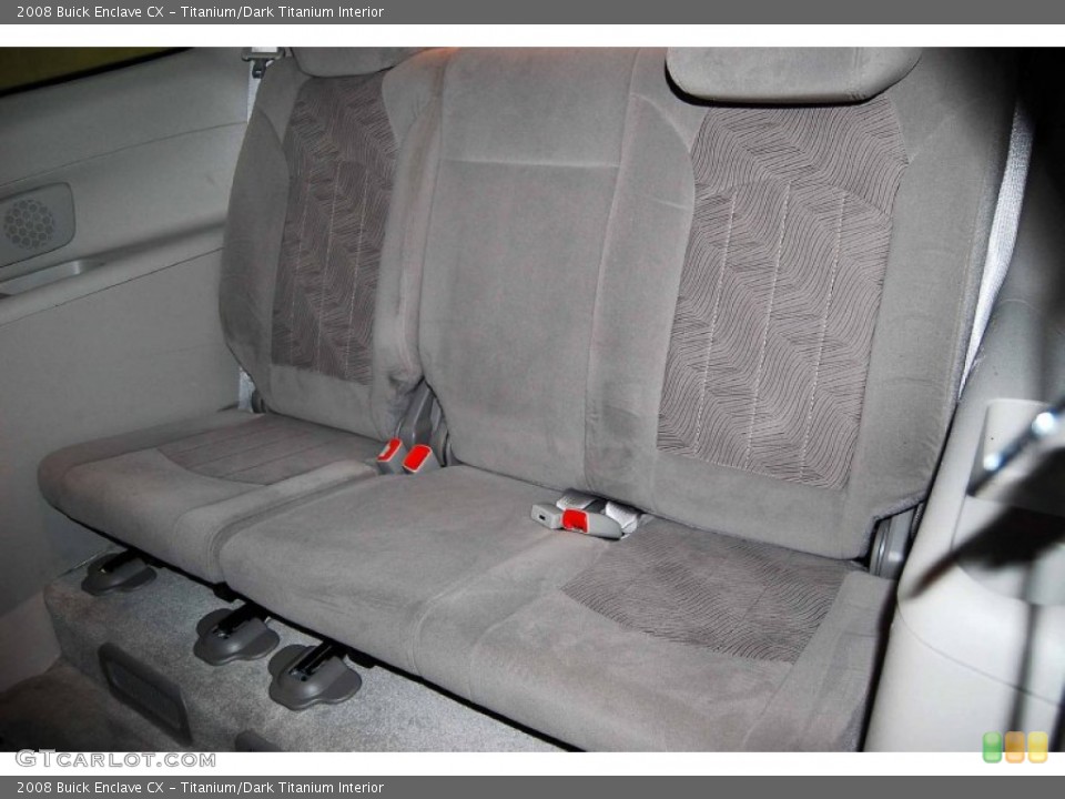 Titanium/Dark Titanium Interior Rear Seat for the 2008 Buick Enclave CX #75884666