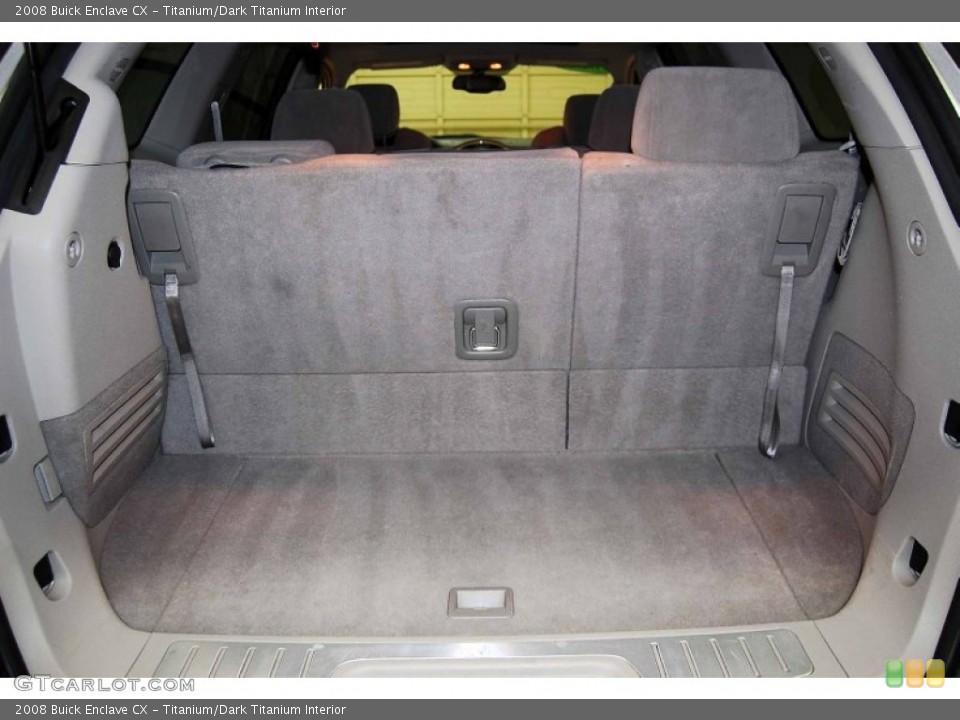 Titanium/Dark Titanium Interior Trunk for the 2008 Buick Enclave CX #75884681