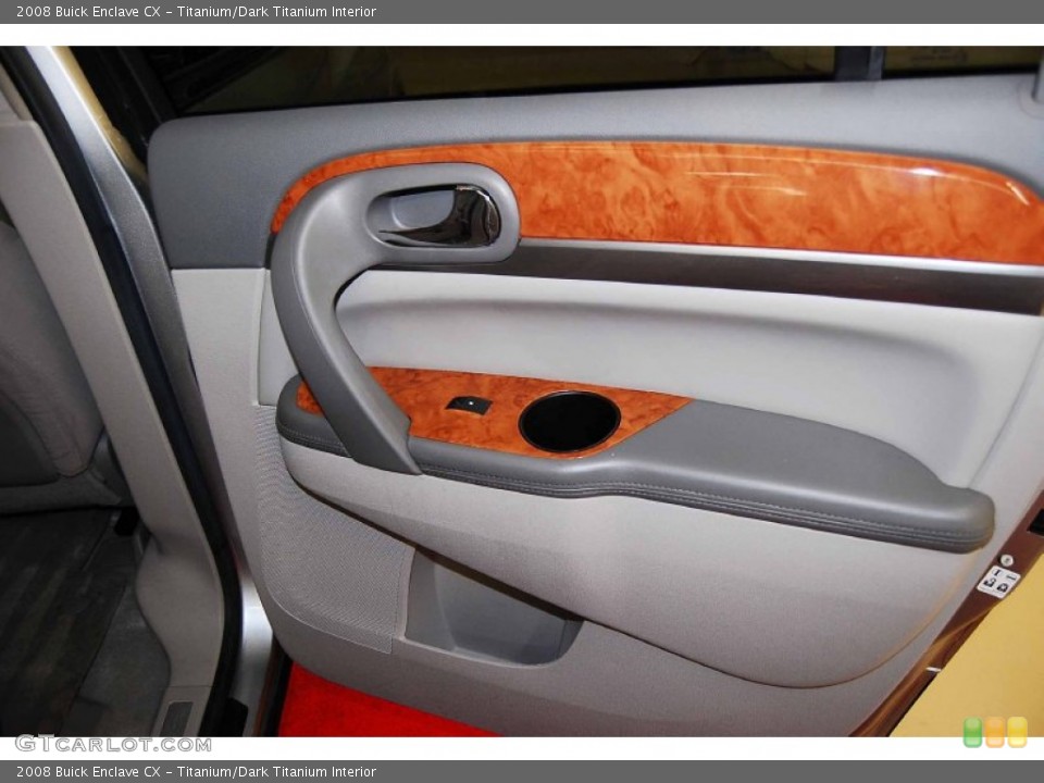 Titanium/Dark Titanium Interior Door Panel for the 2008 Buick Enclave CX #75884695